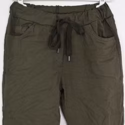 Stretchig Byxa Alva MÖRK KAKI