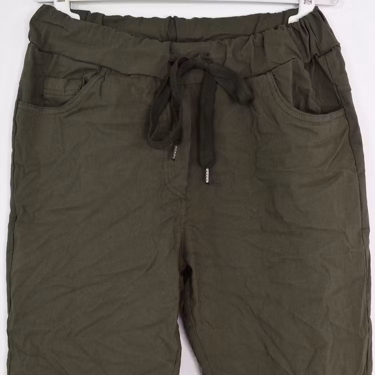 Stretchig Byxa Alva MÖRK KAKI