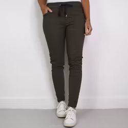 Stretchig Byxa Alva MÖRK KAKI