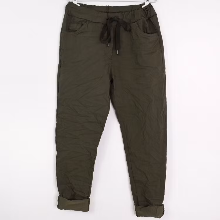 ANDRASORTERING Stretchig Byxa Alva MÖRK KAKI
