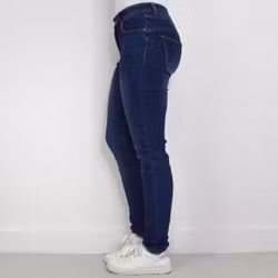 Jeans med Gylf MÖRK BLÅ - 3D Denim