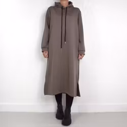 Hoodieklänning Elma TAUPE - Mix By Heart
