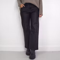Jeans Konstskinn SVART - 3D Denim