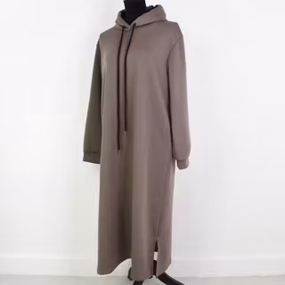 Hoodieklänning Elma TAUPE - Mix By Heart