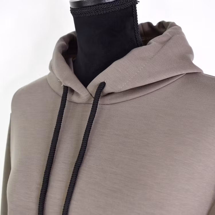 Hoodieklänning Elma TAUPE - Mix By Heart