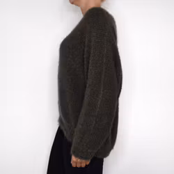 Stickad Tröja Anouk MILITARY - Marta du Chateau