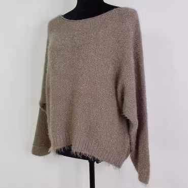 Stickad Tröja Anouk DARK FANGO - Marta du Chateau