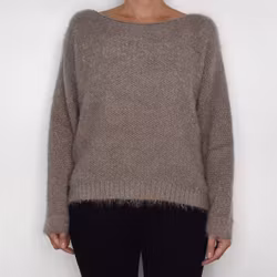 Stickad Tröja Anouk DARK FANGO - Marta du Chateau