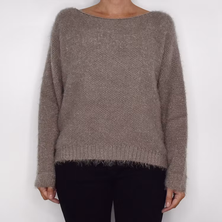 Stickad Tröja Anouk DARK FANGO - Marta du Chateau