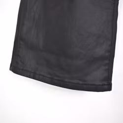 Jeans Konstskinn SVART - 3D Denim