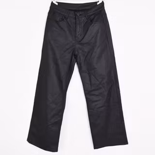Jeans Konstskinn SVART - 3D Denim