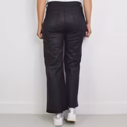 Jeans Konstskinn SVART - 3D Denim