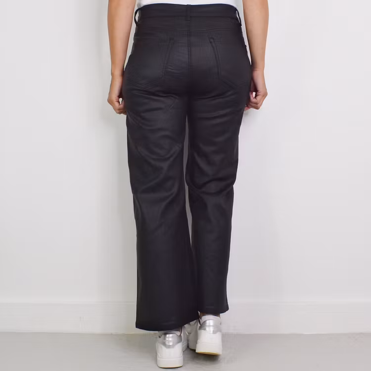 Jeans Konstskinn SVART - 3D Denim