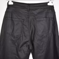 Jeans Konstskinn SVART - 3D Denim