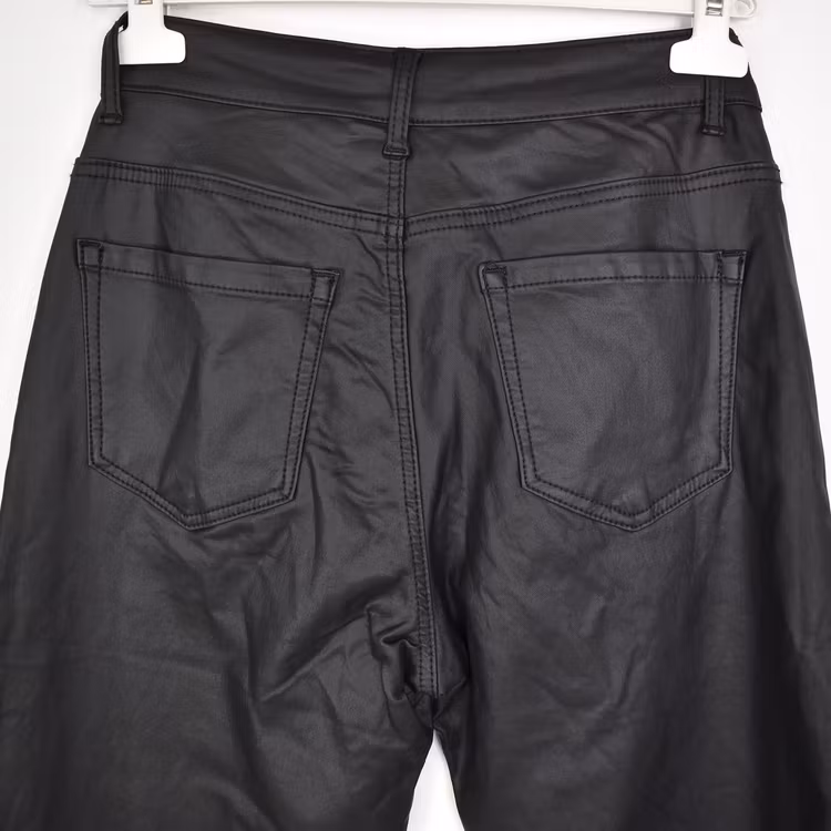 Jeans Konstskinn SVART - 3D Denim