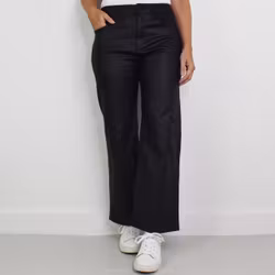 Jeans Konstskinn SVART - 3D Denim