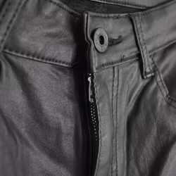 Jeans Konstskinn SVART - 3D Denim