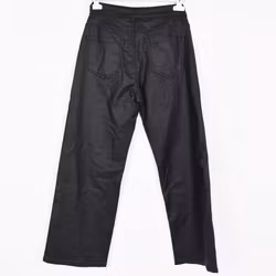 Jeans Konstskinn SVART - 3D Denim