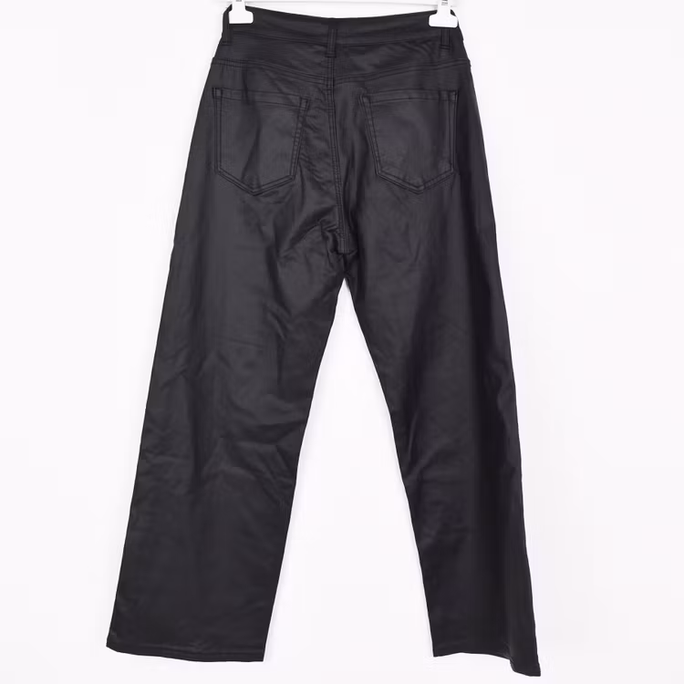 Jeans Konstskinn SVART - 3D Denim