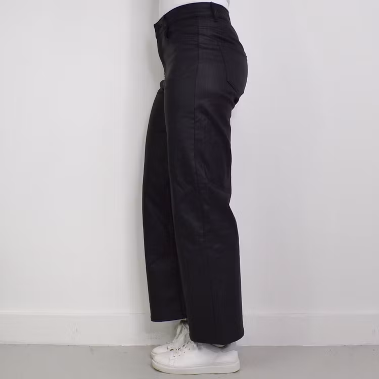 Jeans Konstskinn SVART - 3D Denim