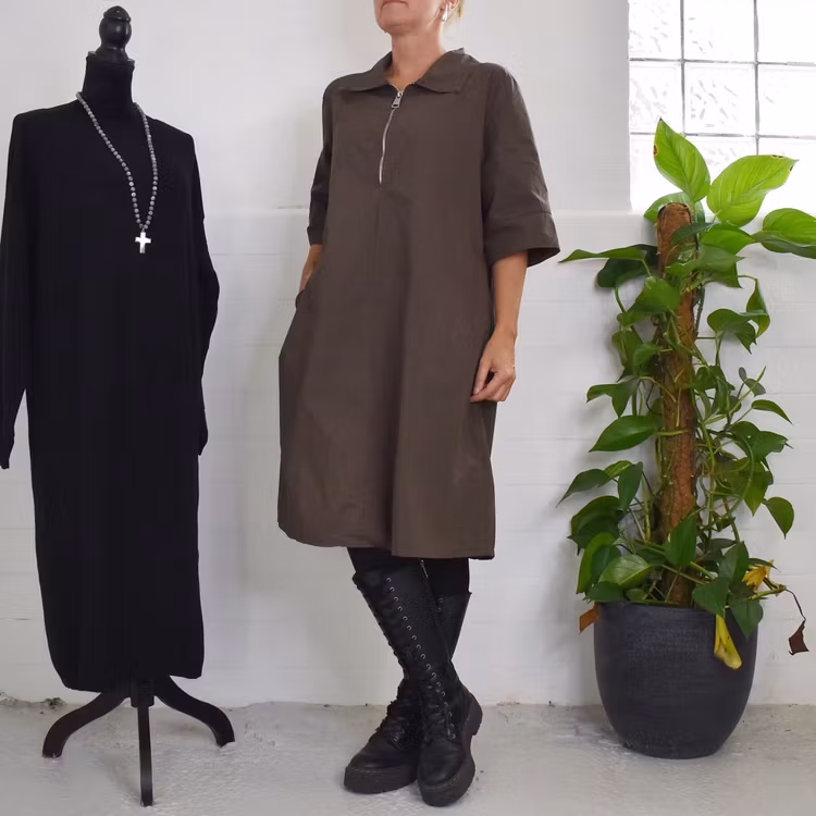 Kort Skjortklänning Zoe BRUN - Camicia