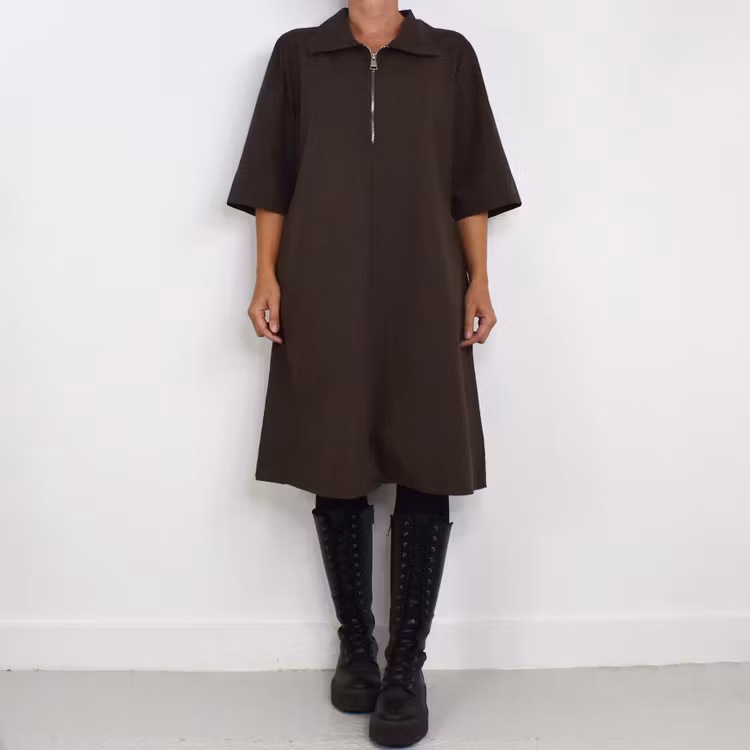 Kort Skjortklänning Zoe BRUN - Camicia