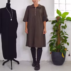 Kort Skjortklänning Zoe BRUN - Camicia
