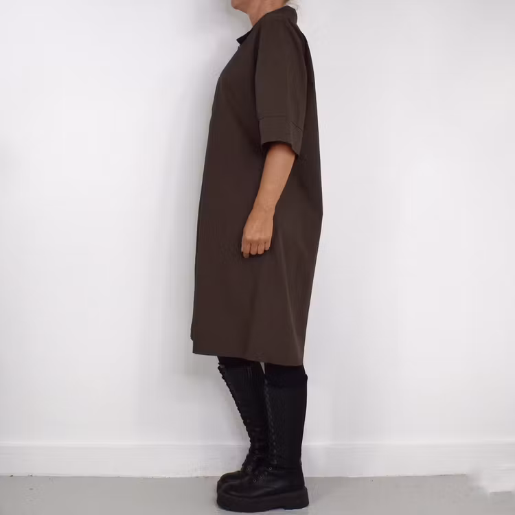 Kort Skjortklänning Zoe BRUN - Camicia