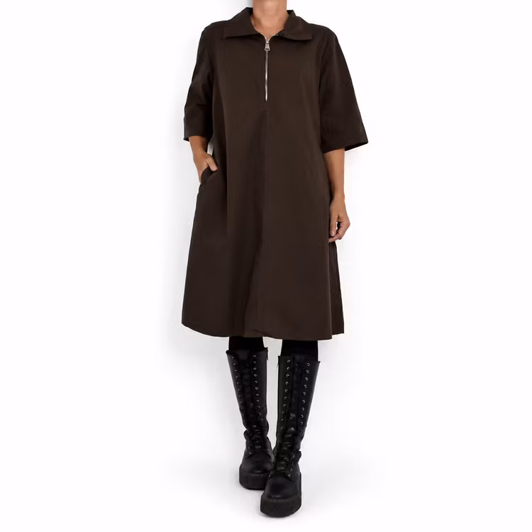 Kort Skjortklänning Zoe BRUN - Camicia