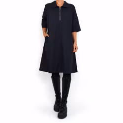 Kort Skjortklänning Zoe SVART - Camicia