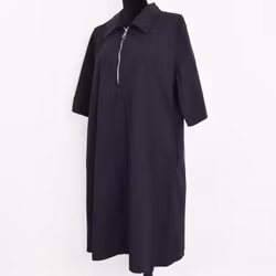 Kort Skjortklänning Zoe SVART - Camicia