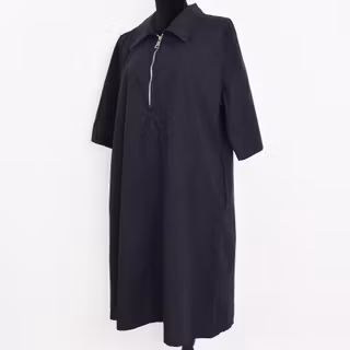 Kort Skjortklänning Zoe SVART - Camicia