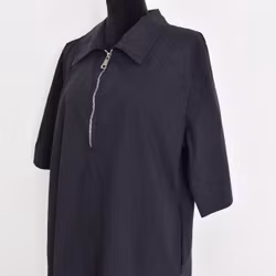 Kort Skjortklänning Zoe SVART - Camicia