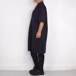 Kort Skjortklänning Zoe SVART - Camicia