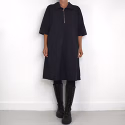 Kort Skjortklänning Zoe SVART - Camicia