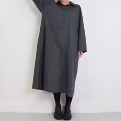 Skjortklänning Sanela GRÅ - Camicia