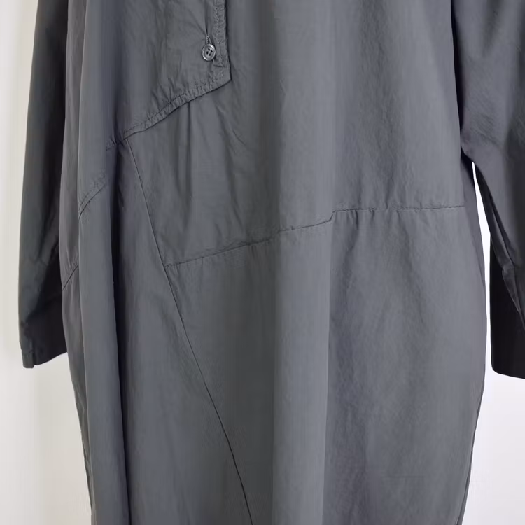 Skjortklänning Sanela GRÅ - Camicia