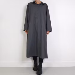 Skjortklänning Sanela GRÅ - Camicia