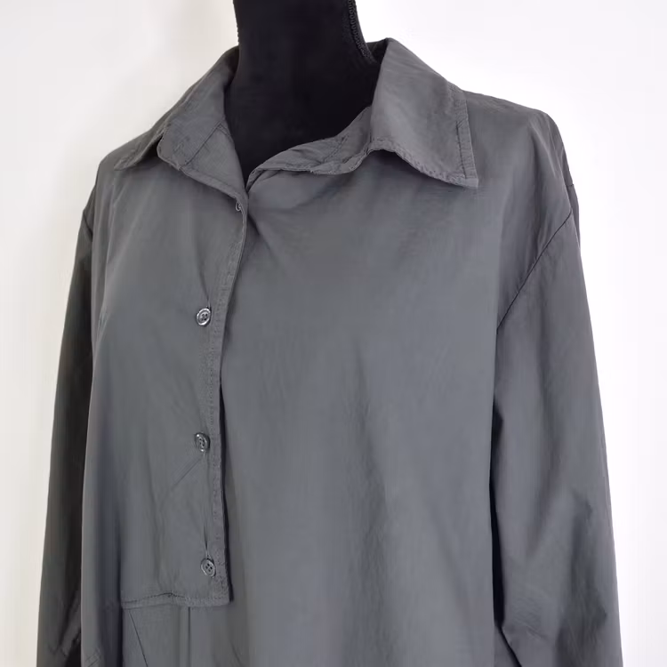 Skjortklänning Sanela GRÅ - Camicia