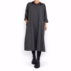 Skjortklänning Sanela GRÅ - Camicia