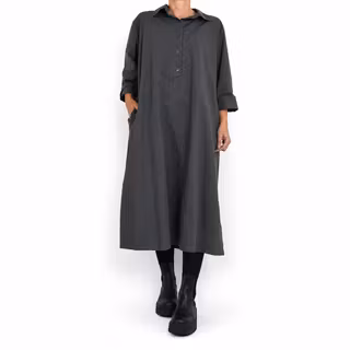 Skjortklänning Sanela GRÅ - Camicia