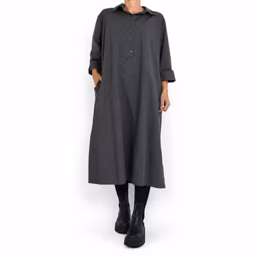 Skjortklänning Sanela GRÅ - Camicia
