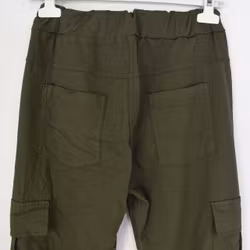 Stretchig Cargobyxa Siri MÖRK KAKI
