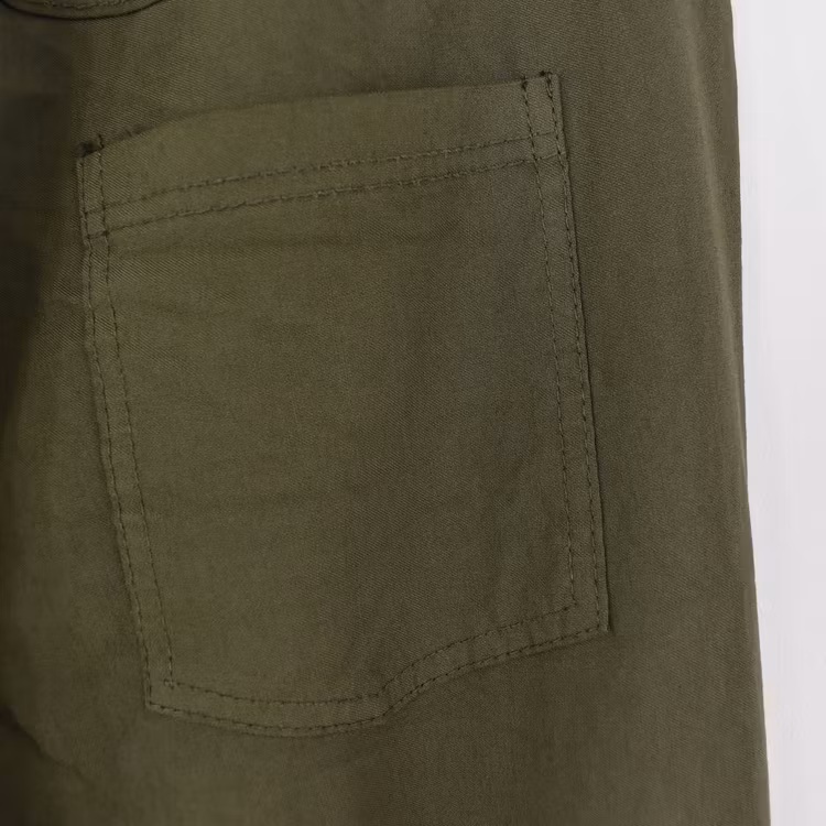 Stretchig Cargobyxa Siri MÖRK KAKI