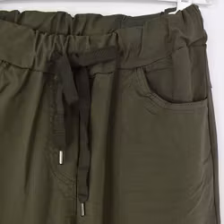 Stretchig Cargobyxa Siri MÖRK KAKI