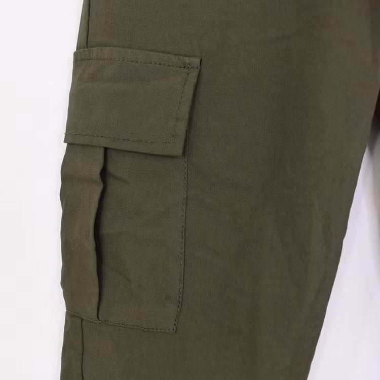 Stretchig Cargobyxa Siri MÖRK KAKI