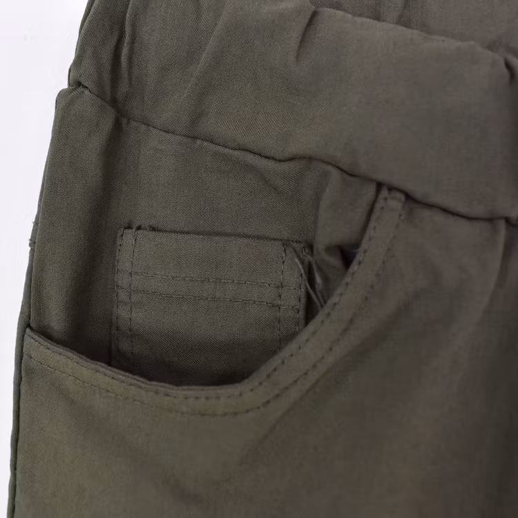 Stretchig Cargobyxa Siri MÖRK KAKI