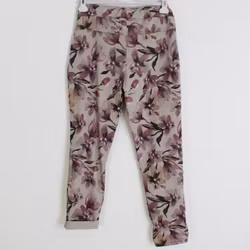 Byxa Signe Blommig BEIGE - Mix By Heart