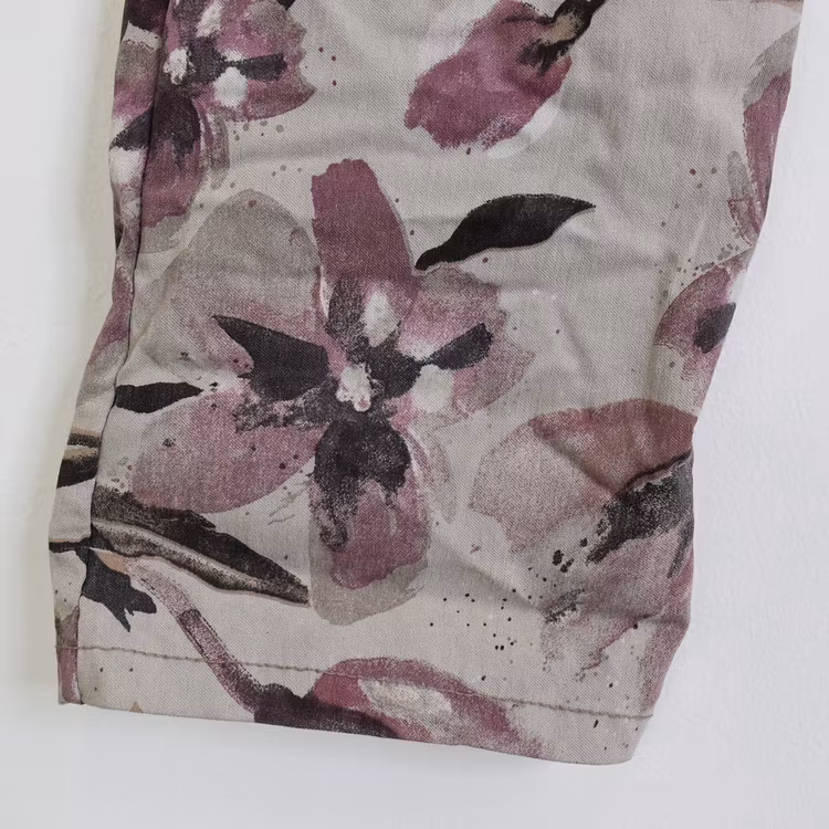 Byxa Signe Blommig BEIGE - Mix By Heart