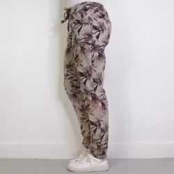Byxa Signe Blommig BEIGE - Mix By Heart